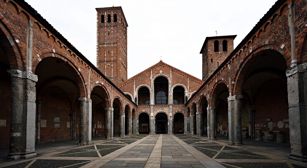 nz7 0417 basilica of saint ambrodio