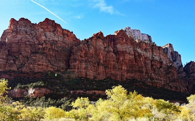 the east temple, its face bathed in soft light