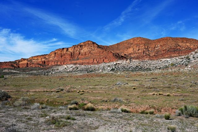 Die hellen Formationen des White Reefs vor dem leuchtenden Rot des Umlands dsc 6908