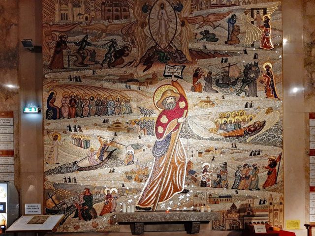 basilika jakobsweg mosaik