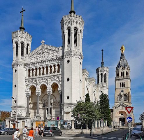 basilika notre dame de fourvière in lyon