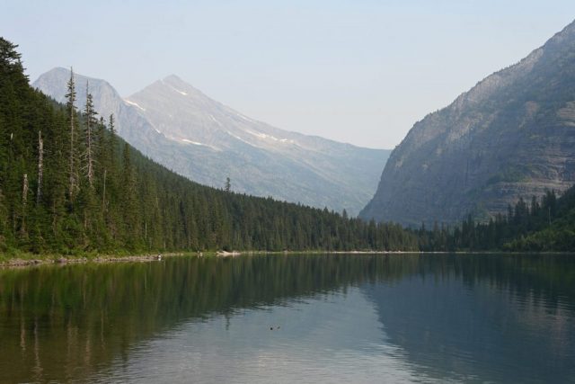 Die perfekte Spiegelung im Avalanche Lake dsc 8623