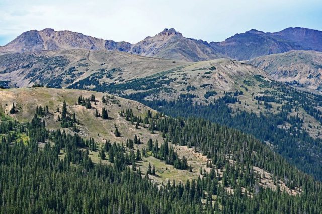 Die Felsgipfel von Hagar Mountain und The Citadel im Detail nz7 9127